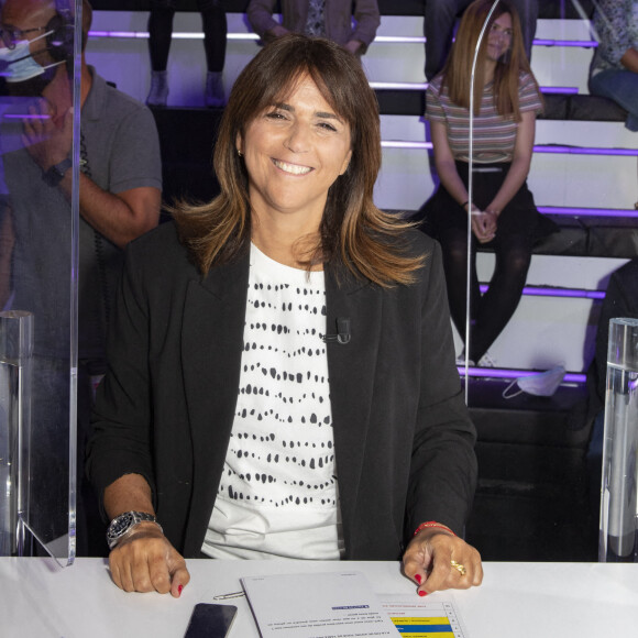 Exclusif - Valérie Benaïm - Première émission TPMP (Touche Pas à Mon Poste!) de la saison pour Cyril Hanouna et son équipe de chroniqueurs, avec beaucoup de nouveautés, un nouveau plateau, nouveau décor, des nouveaux arrivants, ainsi que la présence rare et exclusive de G.Depardieu à Paris le 31août 2020. © Jack tribeca / Bestimage