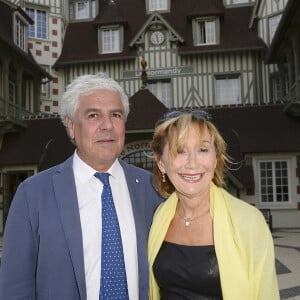 Marie-Anne Chazel et son compagnon Philippe Raffard - Inauguration de l'hôtel Barrière Le Normandy à Deauville, le 18 juin 2016. © Coadic Guirec/Bestimage