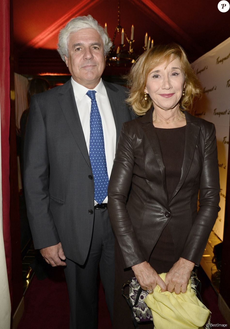 Marie-Anne Chazel et son compagnon Philippe Raffard - Soirée Stars et ...