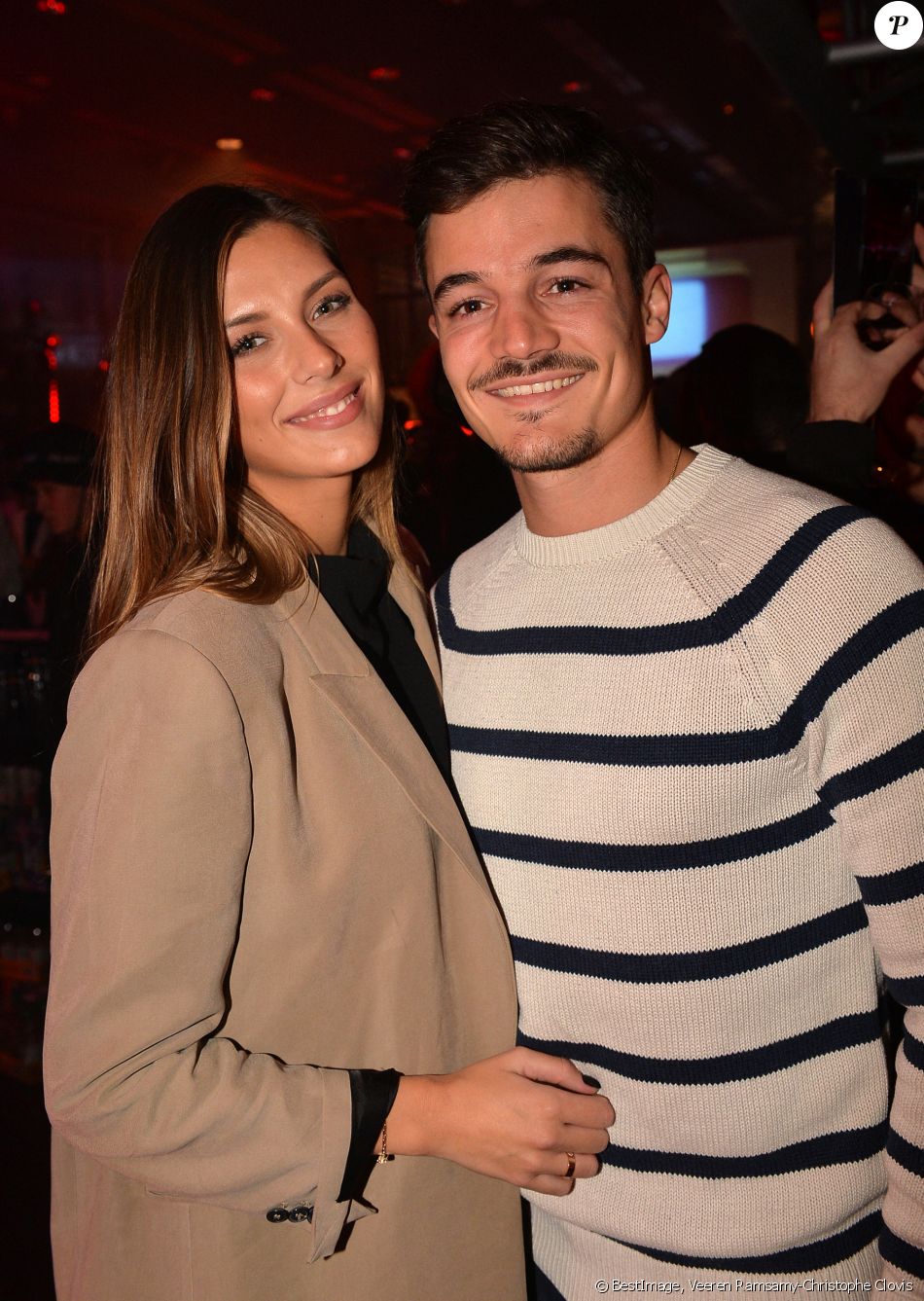 Camille Cerf et son (ex ?) compagnon Cyrille Roty - Soirée de lancement BoohooMan x Dadju à Paris. © Veeren Ramsamy-Christophe Clovis/Bestimage