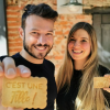 Charline enceinte de Vivien, elle attend une petite fille