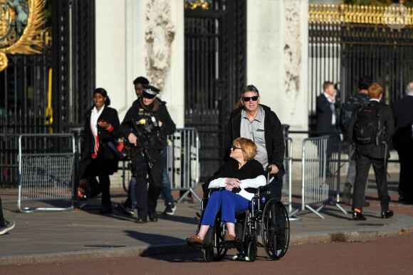 Samantha Markle à Londres, près du palais de Buckingham, en octobre 2018.
