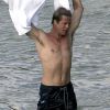 Brad Pitt aux îles Vierges, en 2007.