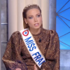 Amandine Petit (Miss France 2021) répond aux polémiques dans "Quotidien" sur TMC le 5 janvier 2021.