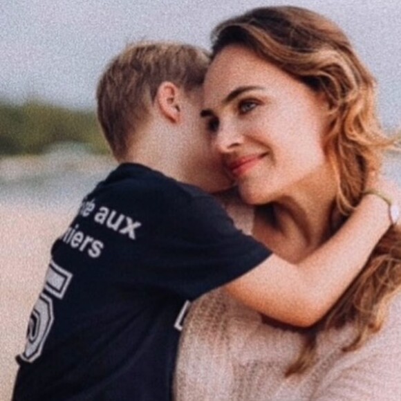 Mélanie Maudran et son fils sur Instagram. Le 7 janvier 2021.