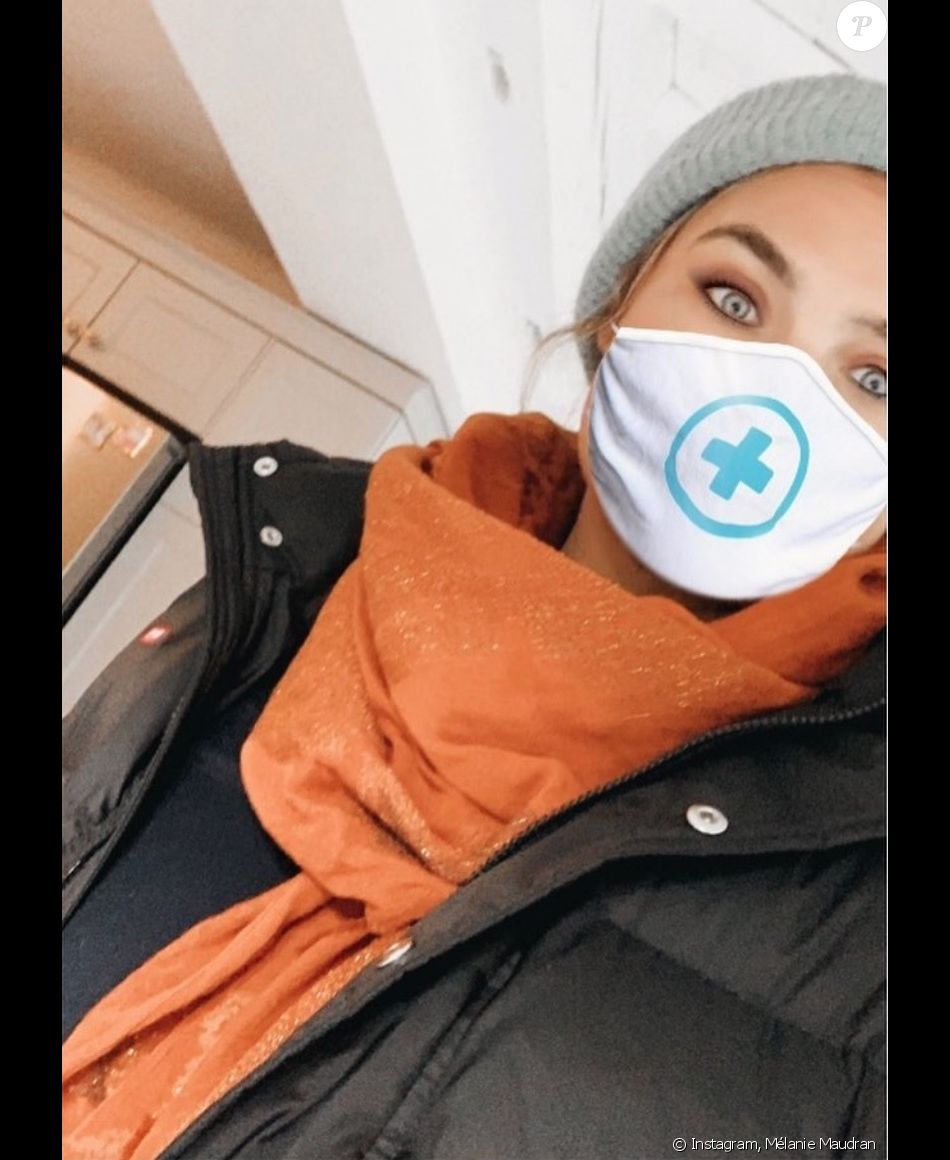 Mélanie Maudran sur Instagram. Le 23 novembre 2020.