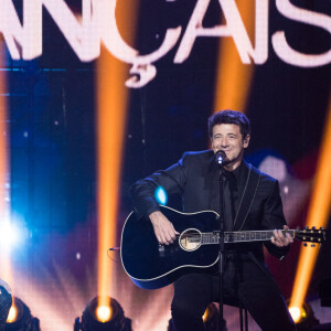 Patrick Bruel et Elsa Zylberstein - Enregistrement de l'émission "Fête de la chanson française" à l'Olympia à Paris, qui sera diffusée le 9 janvier sur France 2. © Tiziano Da Silva - Cyril Moreau / Bestimage