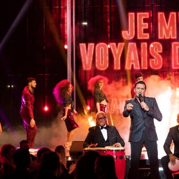 Dany Brillant - Enregistrement de l'émission "Fête de la chanson française" à l'Olympia à Paris, qui sera diffusée le 9 janvier sur France 2. © Tiziano Da Silva - Cyril Moreau / Bestimage