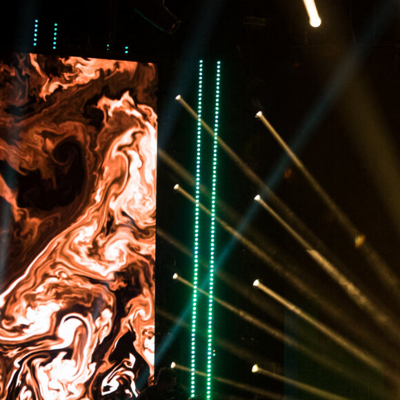 Patrick Fiori et Florent Pagny - Enregistrement de l'émission "Fête de la chanson française" à l'Olympia à Paris, qui sera diffusée le 9 janvier sur France 2. © Tiziano Da Silva - Cyril Moreau / Bestimage