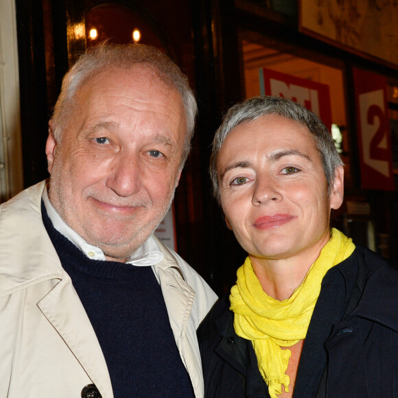 François Berléand et sa compagne Alexia Stresi - Générale de la pièce "Ramsès II" au théâtre des Bouffes-Parisiens à Paris le 23 octobre 2017. © Coadic Guirec/Bestimage