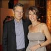 Carole Gaessler et son mari Franck - Dîner de soutien pour la fondation "AIDES" à Paris