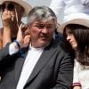 David Douillet et sa femme Vanessa Carrara - Les célébrités dans les tribunes des Internationaux de France de Tennis de Roland Garros 2019 à Paris, France, le 29 mai 2019. © Jacovides-Moreau/Bestimage