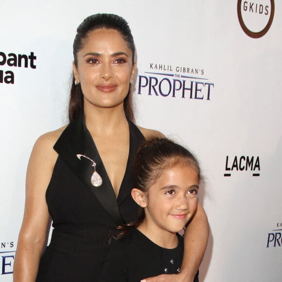 Salma Hayek et sa fille Valentina Paloma Pinault - Première de "Kahlil Gibran's The Prophet" à Los Angeles le 29 juillet 2015.