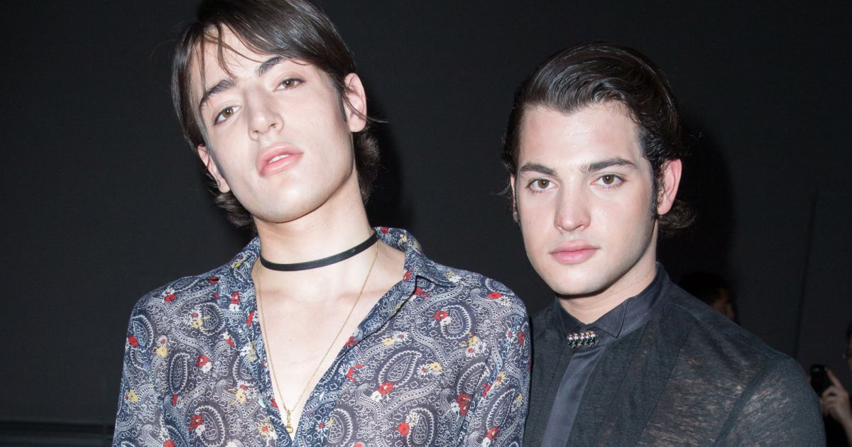 Harry Brant et Peter Brant Jr - People au défilé de mode Giambattista ...