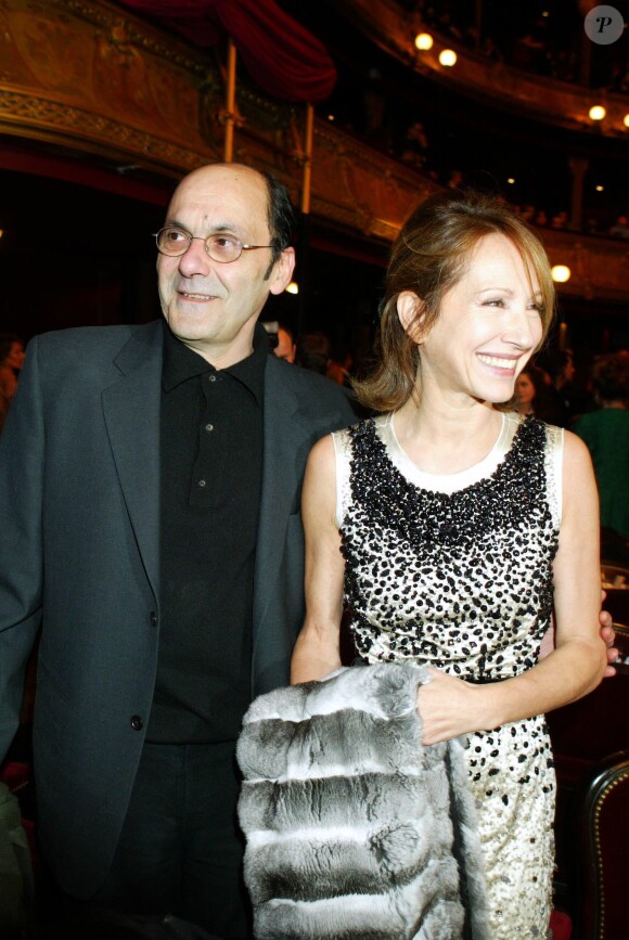 Jean-Pierre Bacri et Nathalie Baye - César 2004 au Théâtre du Châtelet à Paris.