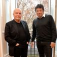 Exclusif - Patrick Bruel et Bernard Stora - Press Junket lors du festival d'Unifrance "My French Film festival 2021" à l'hôtel Rochechouart à Paris. Le 14 janvier 2021. © Veeren/Bestimage