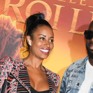 Info - Gims bientôt papa pour la cinquième fois? - Maitre Gims et sa femme Demdem Djuna - Projection exceptionnelle du nouveau Disney "Le Roi Lion" au Grand Rex à Paris le 11 juillet 2019. © Coadic Guirec/Bestimage