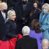 Lady Gaga chante "The Star-Spangled Banner" lors de la cérémonie d'investiture de Joe Biden,46e président des États-Unis le 20 janvier 2021 au Capitole de Washington DC @REUTERS/Jonathan Ernst/Pool