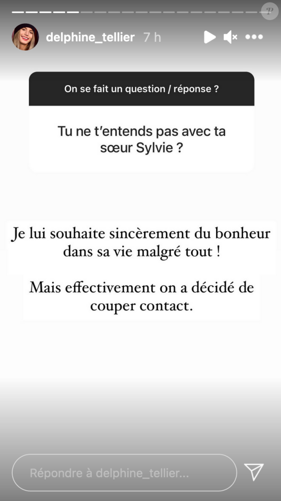 Delphine Tellier évoque sa relation avec sa demi-soeur Sylvie Tellier - Instagram