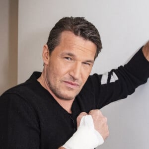 Exclusif - Benjamin Castaldi (la main bandée suite à une brulure grave) - Backstage de l'enregistrement de l'émission "A prendre ou à laisser" (APOAL), et de "Touche Pas à Mon Poste" (TPMP), présentée par C.Hanouna et diffusée en direct sur C8 le 20 janvier © Jack Tribeca / Bestimage