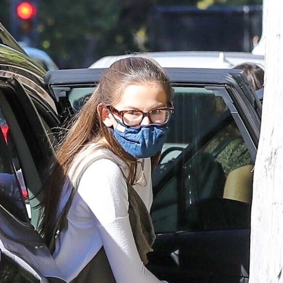 Jennifer Garner et sa fille Violet (15 ans) à Los Angeles le 21 janvier 2021.