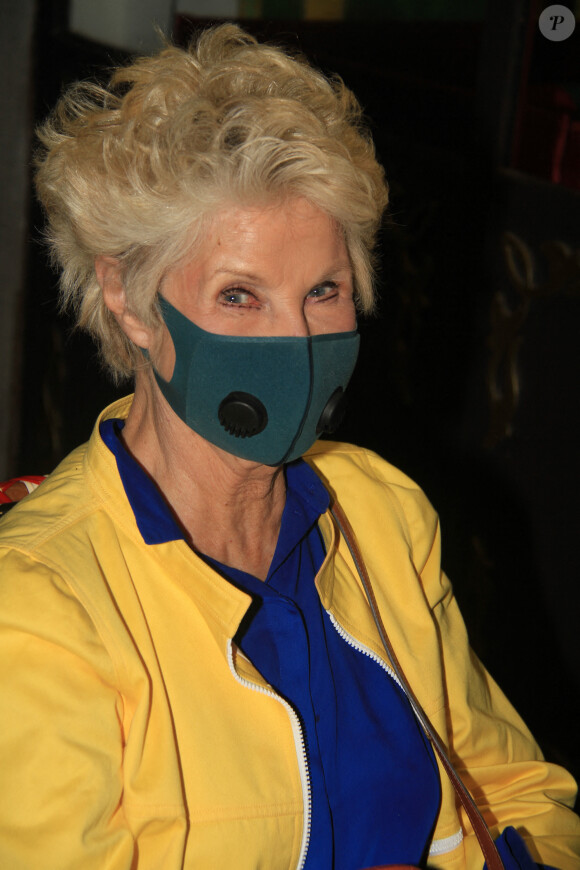 Danièle Gilbert lors de la soirée de remise de la "Fourchette d'Or" au restaurant "La Table Marocaine" de Gérard et Bouchra Atlani à Paris le 15 septembre 2020. © Philippe Baldini / Bestimage