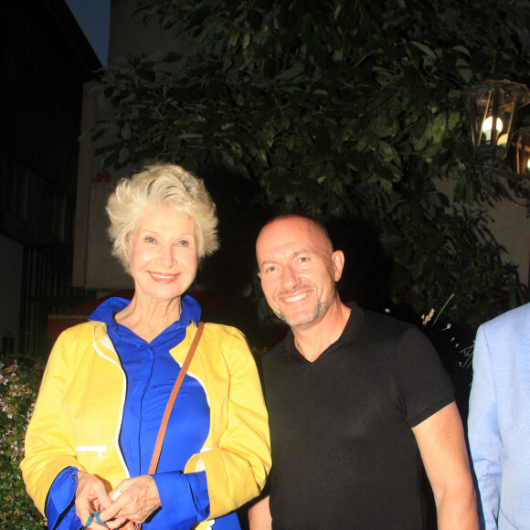 Danièle Gilbert, Pascal Soetens (Pascal Le Grand Frère) lors de la soirée de remise de la "Fourchette d'Or" au restaurant "La Table Marocaine" de Gérard et Bouchra Atlani à Paris le 15 septembre 2020. © Philippe Baldini / Bestimage
