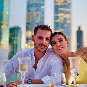 Martika Caringella et son fiancé Umberto, à Dubai, le 17 novembre 2020