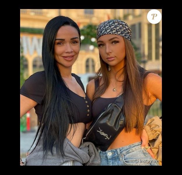 Jazz avec sa soeur Eva Queen sur Instagram, janvier 2021