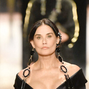 Demi Moore - Défilé Haute Couture Fendi collection printemps / été 2021 à Paris le 27 janvier 2021.