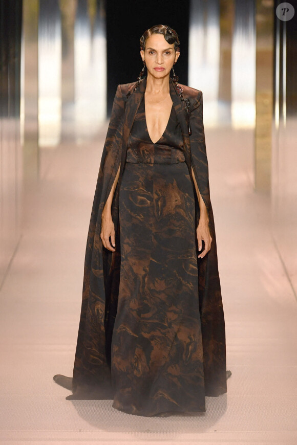 Farida Khelfa - Défilé Haute Couture Fendi collection printemps / été 2021 à Paris le 27 janvier 2021.