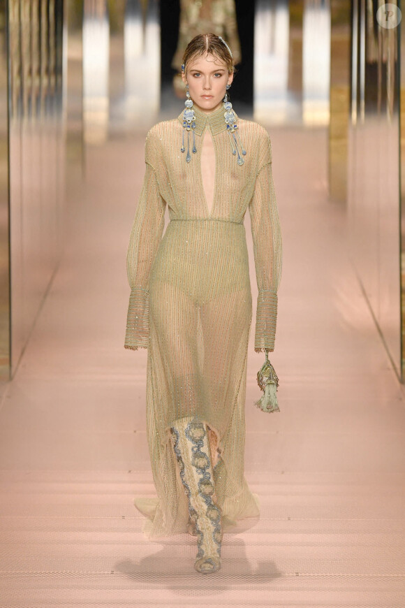 Leonetta Fendi - Défilé Haute Couture Fendi collection printemps / été 2021 à Paris le 27 janvier 2021.