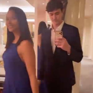 Iris Mittenaere, Diego El Glaoui, Vaïmalama Chaves et Nicolas Fleury : leur double date de rêve à l'Hötel George V de Paris.