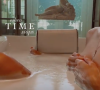 Diego El Glaoui filme Iris dans son bain sur Instagram, 30 janvier 2021.