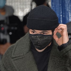 Tahar Rahim - Arrivée des people au défilé Paco Rabanne collection Printemps-Eté 2021 lors de la fashion week de Paris. Le 4 octobre 2020. @Veeren Ramsamy-Christophe Clovis/Bestimage