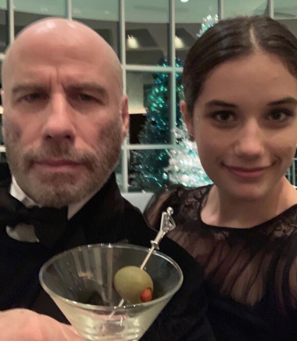 John Travolta et sa fille Ella sur Instagram. Le 22 juin 2020.