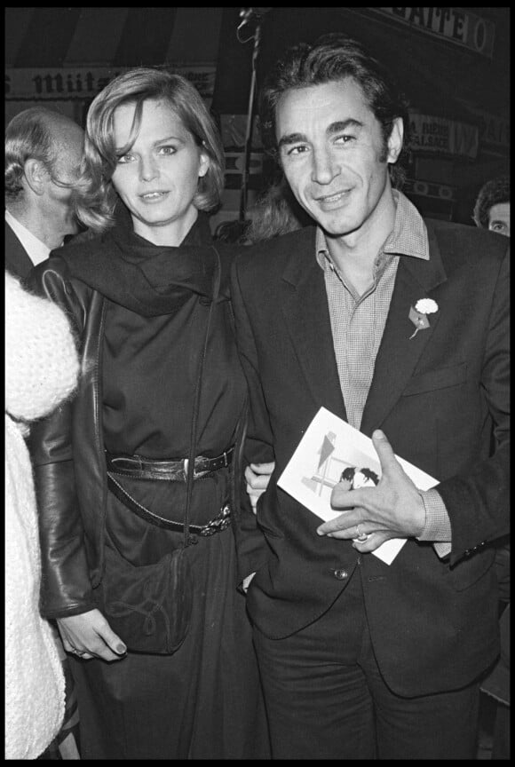 Jeane Manson et Richard Berry en 1983 à Paris.