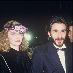 Jeane Manson et Richard Berry aux César en 1985.
