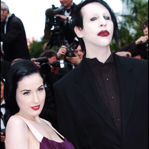 Marilyn Manson et Dita Von Teese - Montée des marches pour le film "Selon Charlie" - 59e Festival de Cannes.