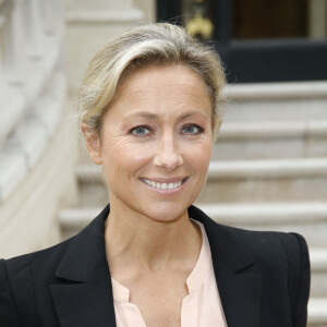 Anne-Sophie Lapix lors du dîner de gala caritatif pour l'association "Autistes Sans Frontières" à l'hôtel Marcel Dassault à Paris, le 14 juin 2018. © Marc Ausset-Lacroix/Bestimage