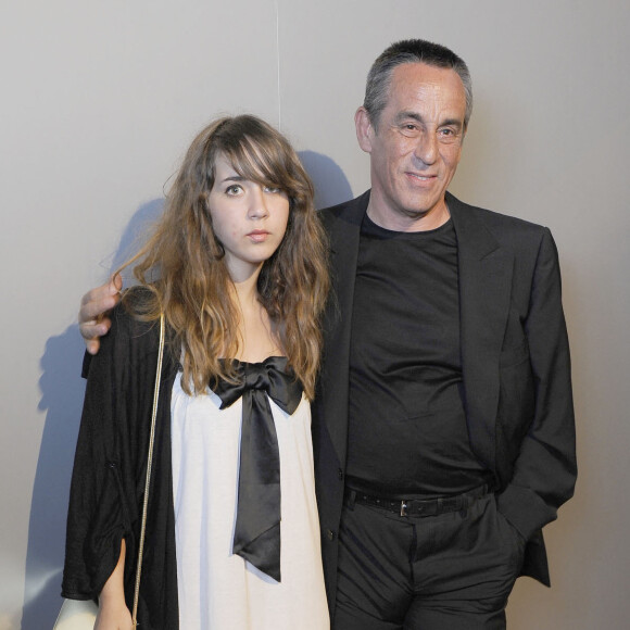 Thierry Ardisson et sa fille Ninon à une soirée Chanel organisée à Cannes en 2009.