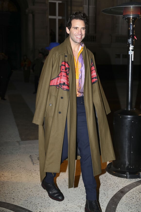 Mika - Sorties du défilé de mode Haute-Couture printemps-été 2020 "Valentino" à Paris. Le 22 janvier 2020 © Gwendoline Le Goff / Panoramic / Bestimage 
