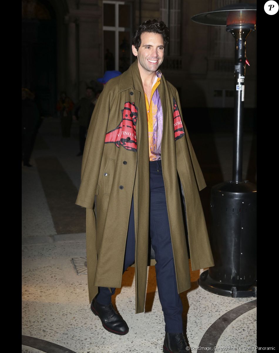 Mika - Sorties du défilé de mode Haute-Couture printemps-été 2020 "Valentino" à Paris. Le 22 janvier 2020 © Gwendoline Le Goff / Panoramic / Bestimage