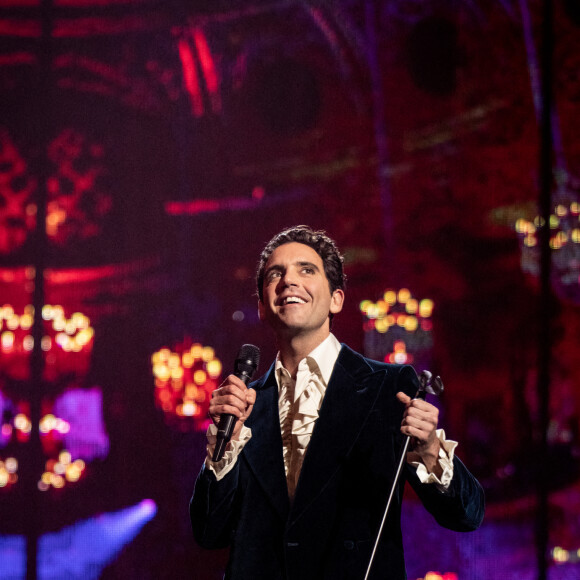 Exclusif - Mika en concert à l'Opéra Royal de Versailles, diffusé le 5 février sur France 5. Le 16 décembre 2020 © Cyril Moreau / Bestimage