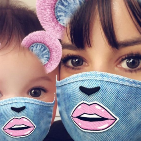 Alizée en famille sur Instagram.