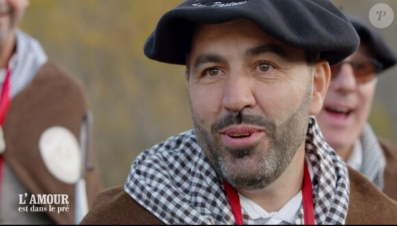 Jean-François lors du tournage de son portrait dans "L'amour est dans le pré 2021",diffusé le 8 février, sur M6