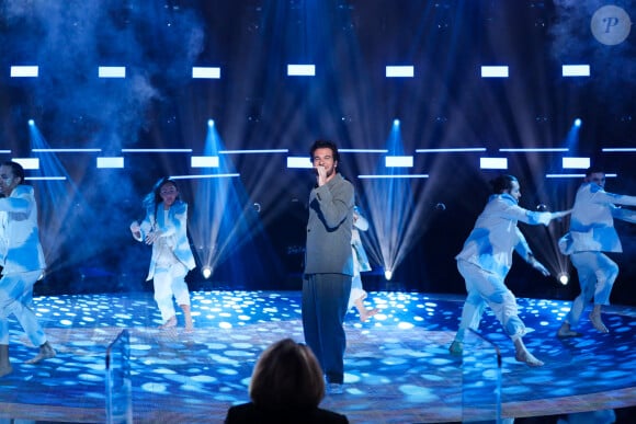 Exclusif - Amir - Émission "Eurovision France, c'est vous qui décidez" sur France 2. Le 30 janvier 2021. © Tiziano da Silva / Pierre Perusseau / Bestimage