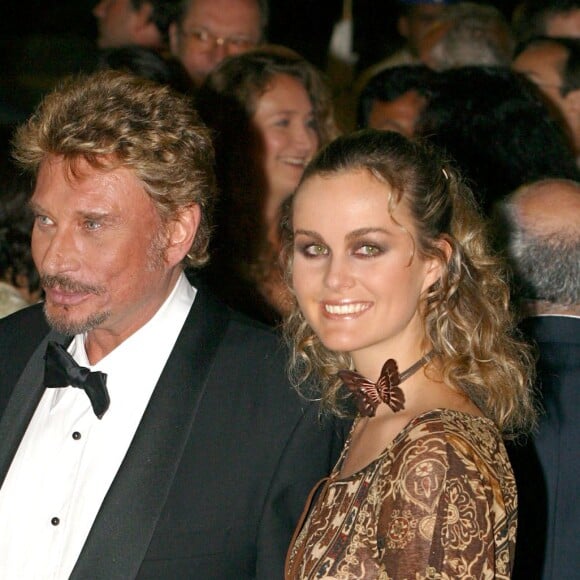 Johnny Hallyday et Laeticia au Festival du Film de Marrakech en 2002.