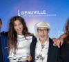 Henri-Noël Tabary, Maïwenn Le Besco, Omar Marwan et Florent Lacger au photocall de "ADN" lors du 46ème Festival du Cinéma Américain de Deauville, le 12 septembre 2020. © Olivier Borde/Bestimage