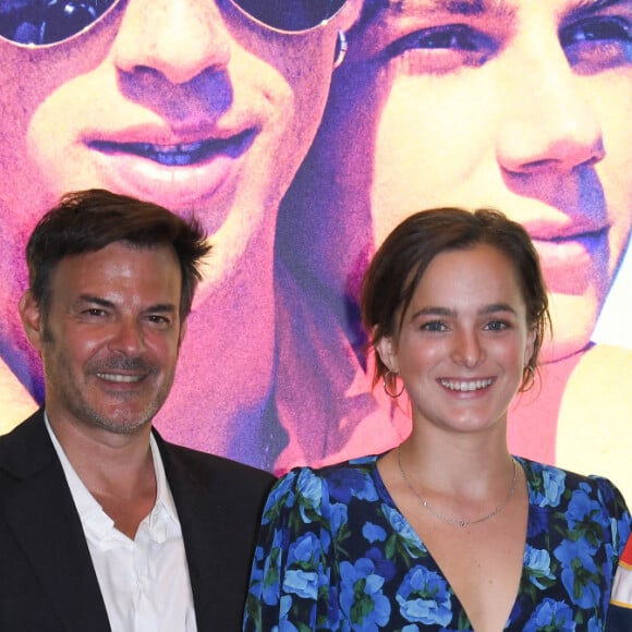 Félix Lefebvre, François Ozon, Philippine Velge et Benjamin Voisin lors du photocall du film Été 85 au cinéma MK2 à Paris le 13 juillet 2020. © Coadic Guirec / Bestimage